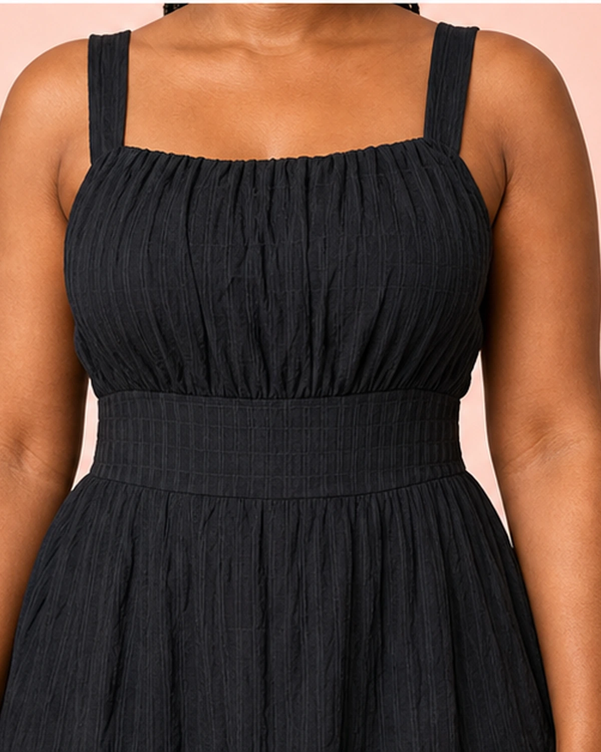 Tiered Cami Noir Maxi Dress - Image 2
