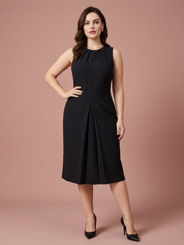 Square-Neck Noir Cami Maxi Dress